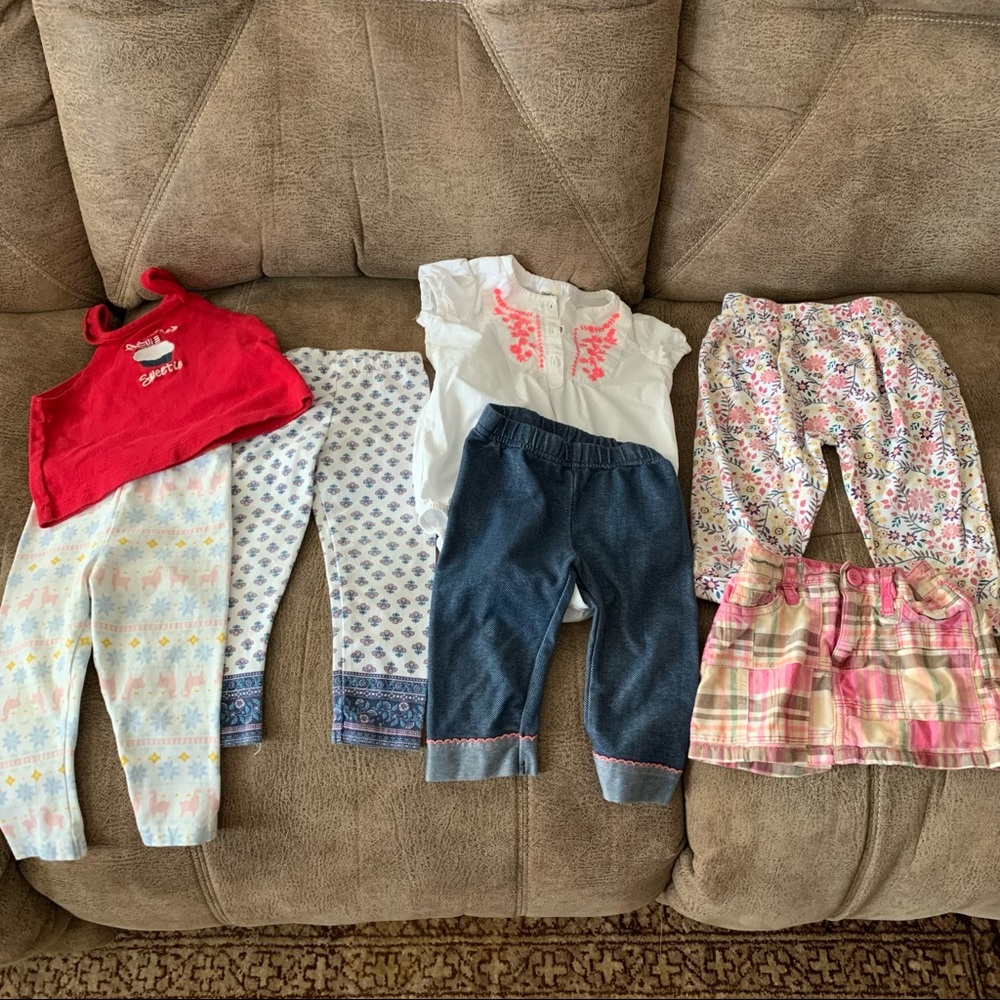 Lot of Little Girl’s Clothes 18 mo.